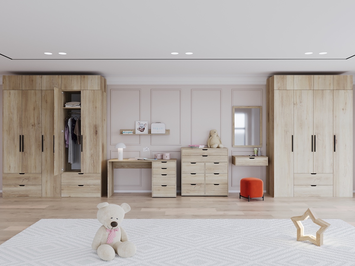 Комод Даллас, комод для одежды, 80-689ДК